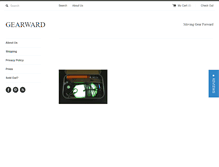 Tablet Screenshot of gearward.com